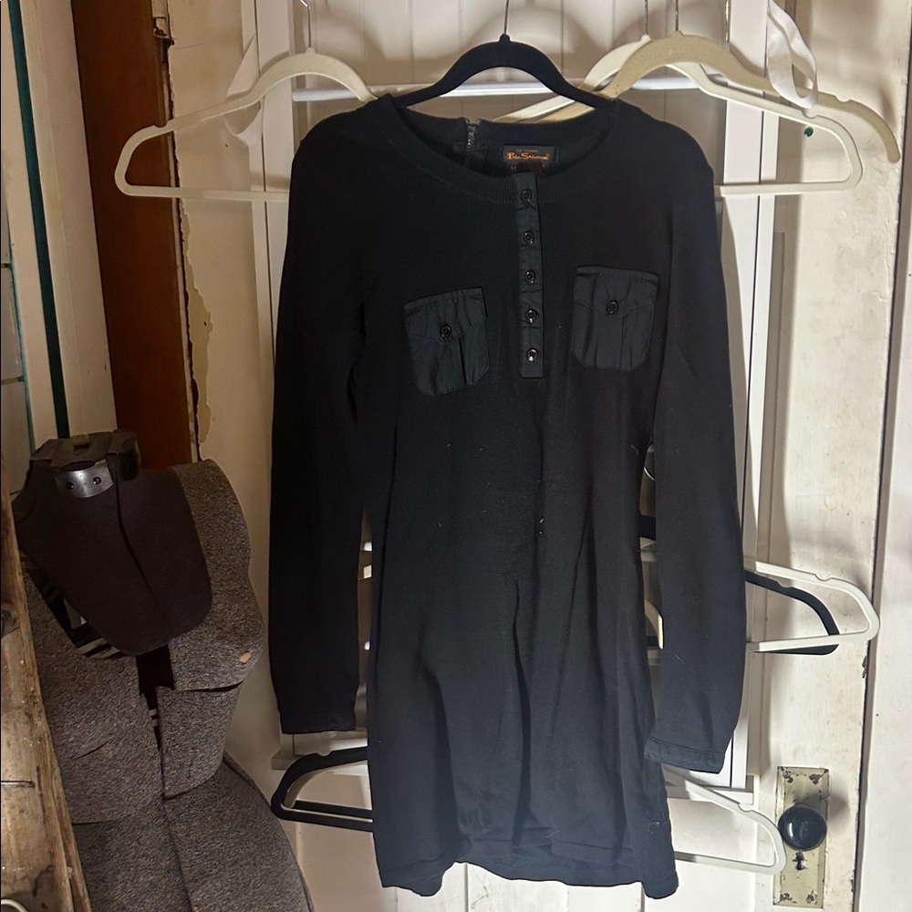 Ben Sherman Black Knit Sweater